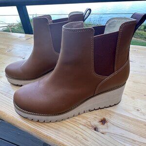 Cole Haan Zerogrand City Wedge Boot Waterproof - Size 8